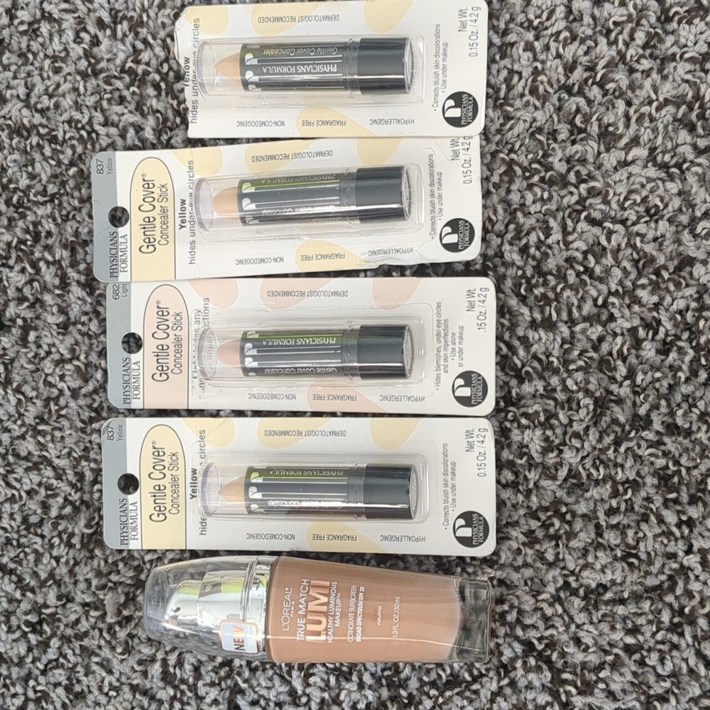 Physicians Formula Concealer Stick And L'Oreal lumi Makeup- Set Of 5
